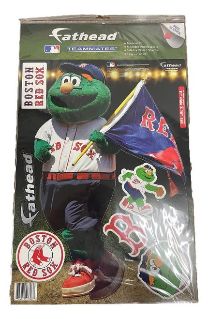 Fathead Wally the Green Monster Boston Red Sox Teammates 11" x 16 "