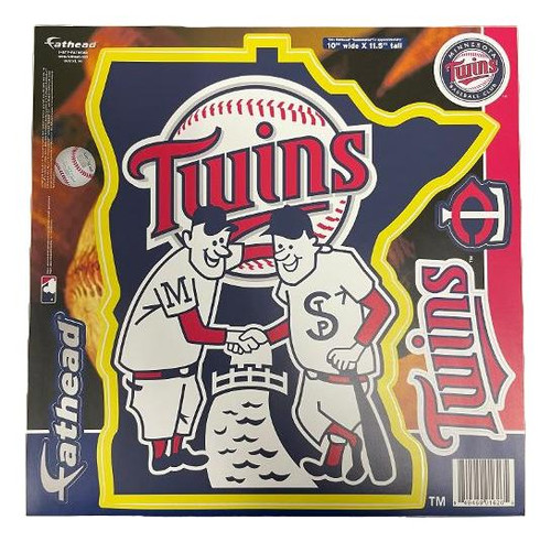 Minnesota Twins Logo Teammate 10" x 11.5"