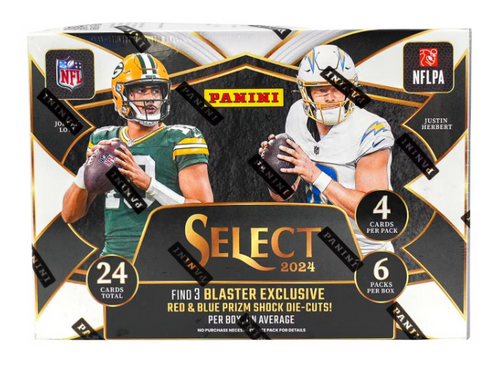 2024 Panini Select Football 6-Pack Blaster Box (Red & Blue Prizms!)