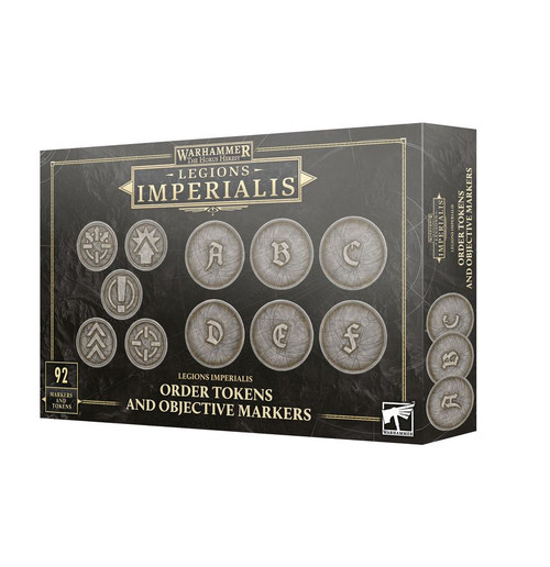 Warhammer: LEGIONS IMPERIALIS: ORDER TOKENS AND OBJECTIVES MARKERS Warhammer: LEGIONS IMPERIALIS: ORDER TOKENS AND OBJECTIVES MARKERS