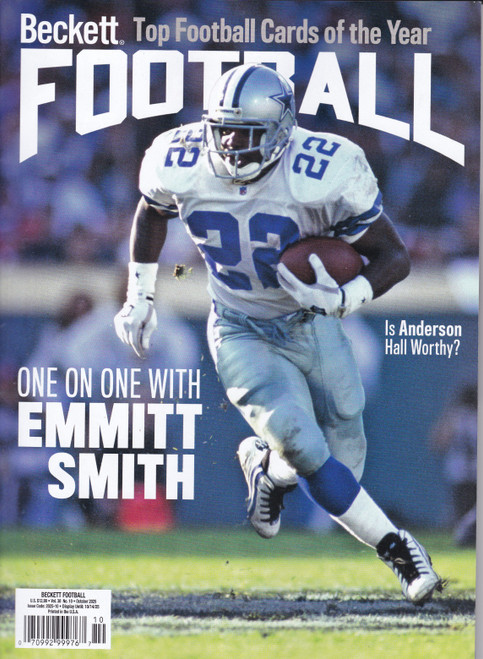 October 2025 Beckett Football Price Guide Magazine Vol 38 No 10 Emmitt Smith October 2025 Beckett Football Price Guide Magazine Vol 38 No 10 Emmitt Smith