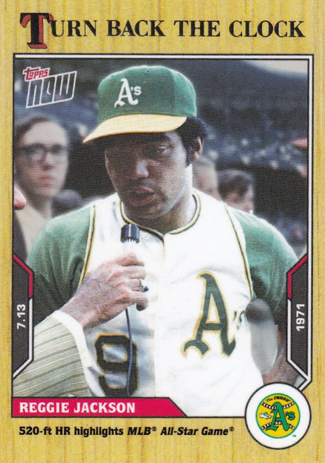 2021 TURN BACK THE CLOCK #104 REGGIE JACKSON- OAKLAND ATHELTICS