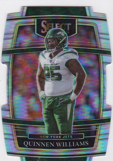 2021 Panini Select Prizm Die Cut #27 Quinnen Williams New York Jets