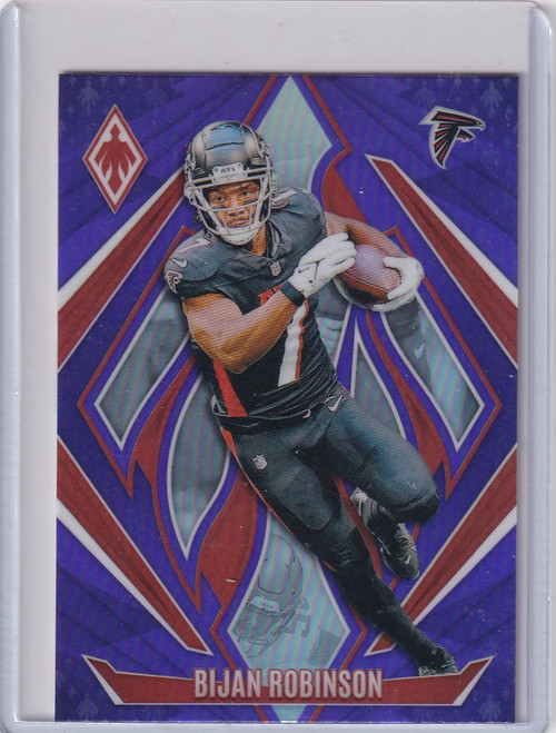 2024 Panini Phoenix Purple #12 Bijan Robinson - Atlanta Falcons