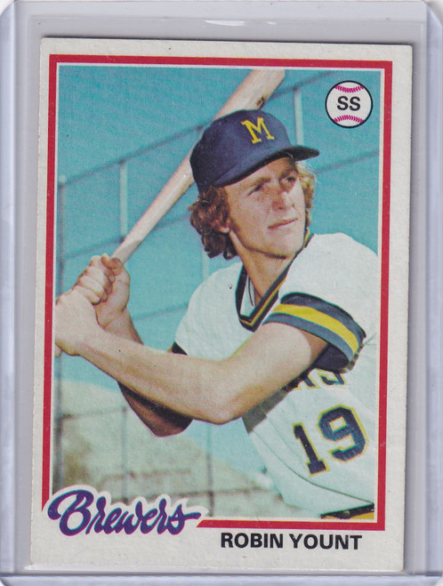 1978 Topps Baseball #173 Robin Yount - Miwaukee Brewers