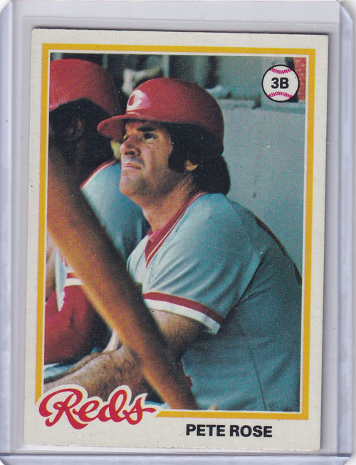1978 Topps Baseball #20 Pete Rose - Cincinnati Reds