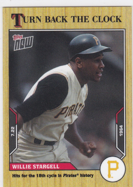 2021 TURN BACK THE CLOCK #113 WILLIE STARGELL- PITTSBURGH PIRATES