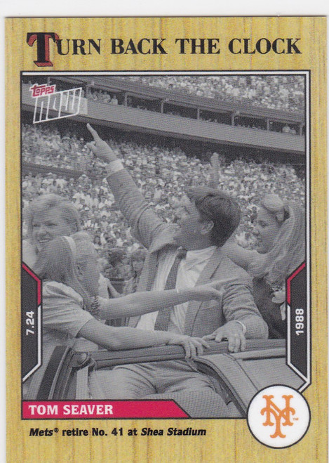 2021 TURN BACK THE CLOCK #115 TOM SEAVER- NEW YORK METS