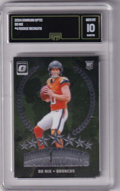 2024 Donruss Optic GMA 10 Recruits #4 Bo Nix - Denver Broncos