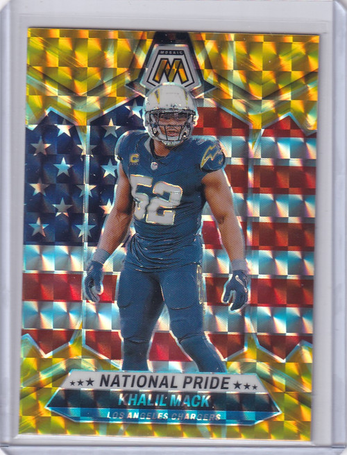 2024 Panini Prizm Yellow Reactive #269 Khalil Mack - San Diego Chargers 2024 Panini Prizm Yellow Reactive #269 Khalil Mack - San Diego Chargers