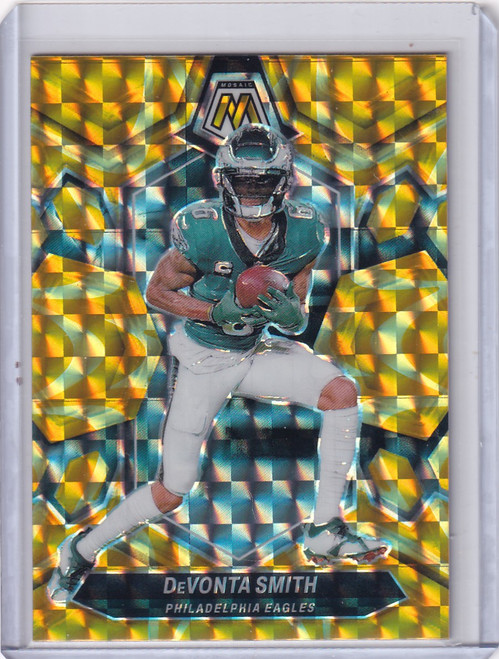2024 Panini Prizm Yellow Reactive #179 Devonta Smith - Philadelphia Eagles 2024 Panini Prizm Yellow Reactive #179 Devonta Smith - Philadelphia Eagles