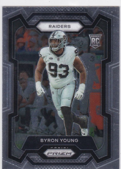 2023 Panini Prizm #355 Byron Young RC Los Angeles Raiders