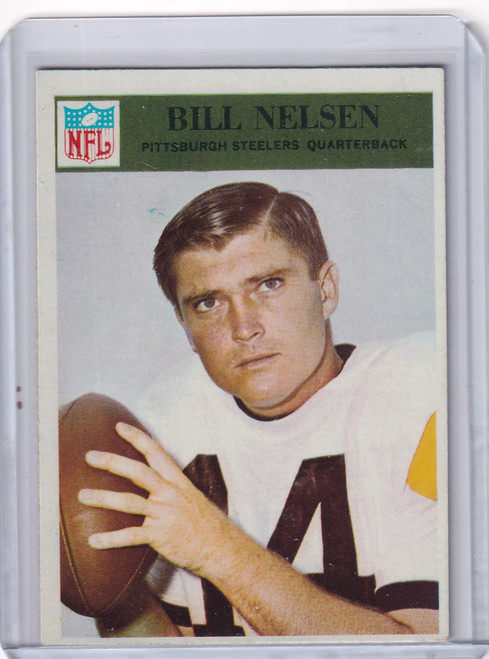 1966 Philadelphia Football #153 Bill Nelsen  - Pittsburgh Steelers RC