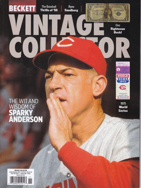 Oct/Nov 2025 Vintage Collector Beckett Price Guide Sparky Anderson