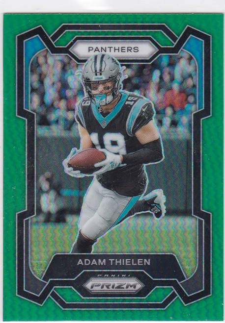 2023 Panini Prizm #37 Adam Thielen Green Prizm Carolina Panthers