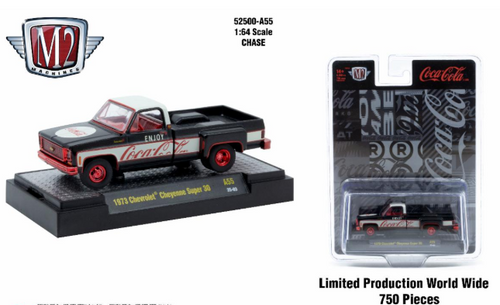 M2 Machines Coca-Cola Release A55 1973 Chevrolet Cheyenne Super 30 CHASE M2 Machines Coca-Cola Release A55 1973 Chevrolet Cheyenne Super 30 CHASE