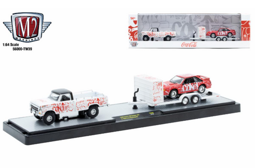 M2 Machines Auto Hauler TW39 1969 Ford F100 Ranger 90 Ford Mustang