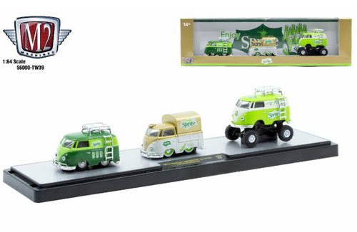 M2 Machines Auto Hauler TW39 1960 VW Delivery Van 1960 VW Type 2 1960 VW 4x4