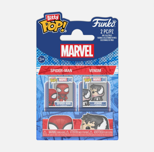 Funko Bitty POP! Marvel Spider-Man 2 Pack Spider-Man vs Venom Funko Bitty POP! Marvel Spider-Man 2 Pack Spider-Man vs Venom