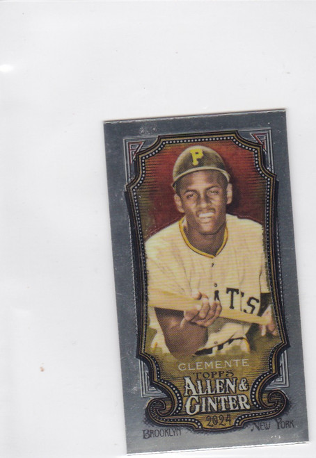 2024 Topps Allen And Ginter #124 Roberto Clemente Mini Pittsburgh Pirates