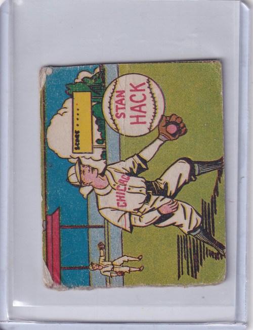 1943 R302-01 M.P. & Co Stan Hack - Chicago Cubs