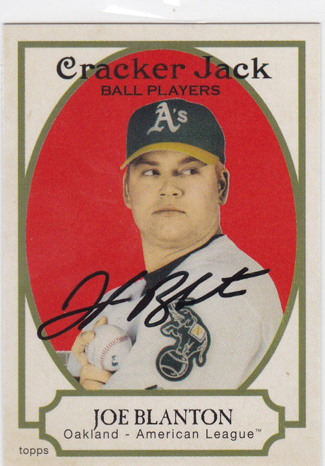 2005 Topps #193 Joe Blanton  Cracker Jack Oakland Athletics