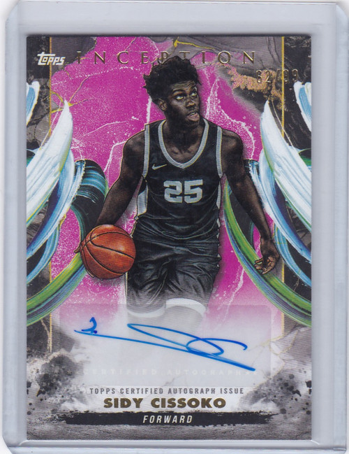 2025 TOPPS INCEPTION #AC-SC SIDY CISSOKO AUTO 62/99- PORTLAND TRAIL BALZZERS