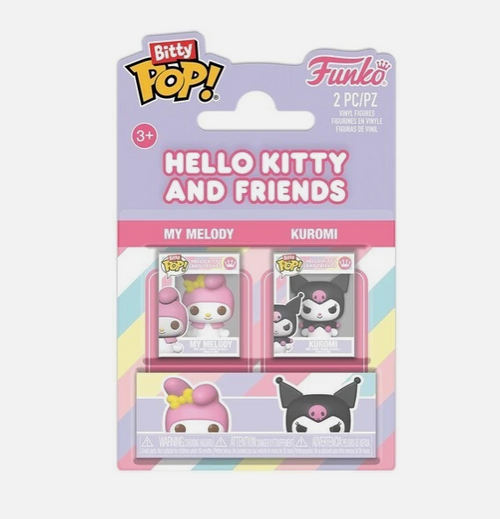 Funko Bitty POP! Hello Kitty and Friends My Melody and Kuromi 2 pack Funko Bitty POP! Hello Kitty and Friends My Melody and Kuromi 2 pack