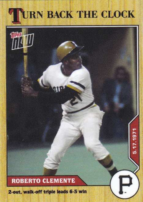 2020 TURN BACK THE CLOCK #48 ROBERTO CLEMENTE- PITSSBURGH PIRATES