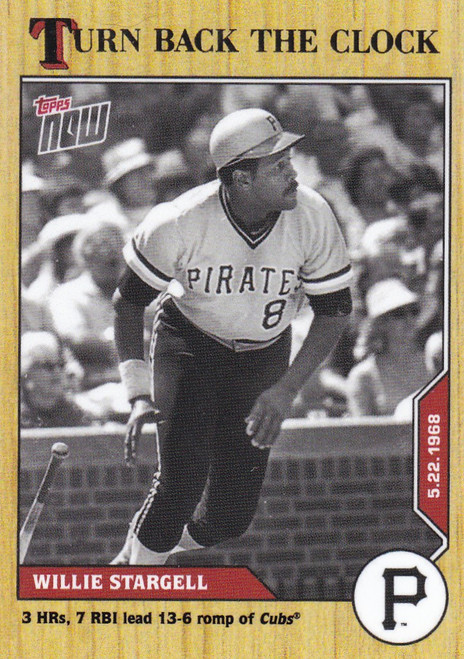 2020 TURN BACK THE CLOCK #53 WILLIE STARGELL- PITTSBURGH PIRATES