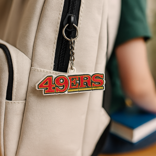 San Francisco 49ers Keychain NFL Football Fan Gift 3D Printed Fidget Key Chain