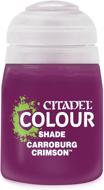 Games Workshop Citadel Paint Shade Paint: CARROBURG CRIMSON (18ML) Games Workshop Citadel Paint Shade Paint: CARROBURG CRIMSON (18ML)