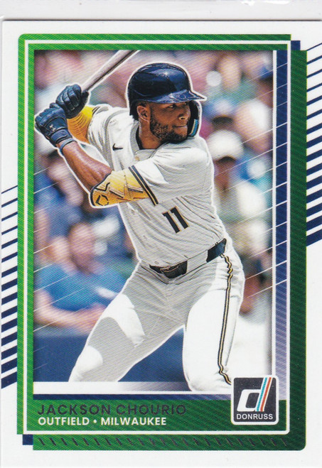 2025 Donruss #99 Jackson Chourio Milwaukee Brewers