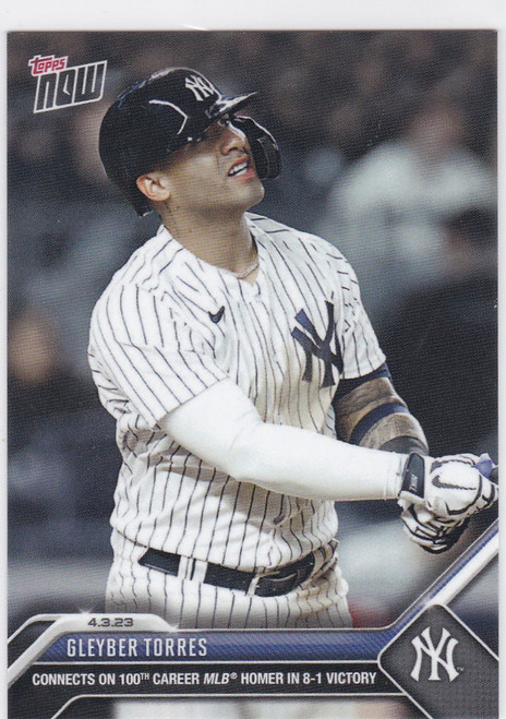 2023 TOPPS NOW #40 GLEYBER TORRES- NEW YORK YANKEES