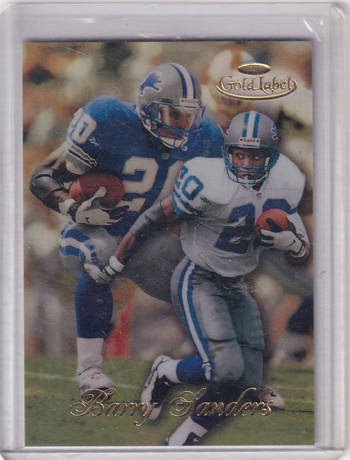 1998 Topps Gold Label #100 Barry Sanders - Detroit Lions