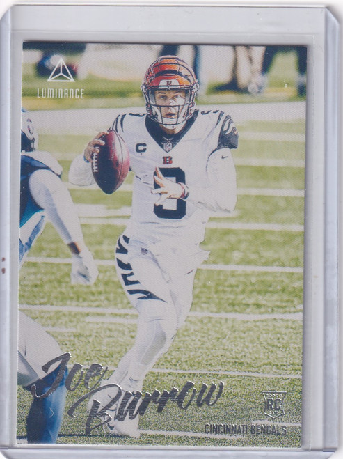 2020 Panini Luminance #201 Joe Burrow - Cincinnati Bengals