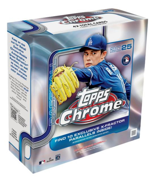 2025 Topps Chrome Baseball Mega Box