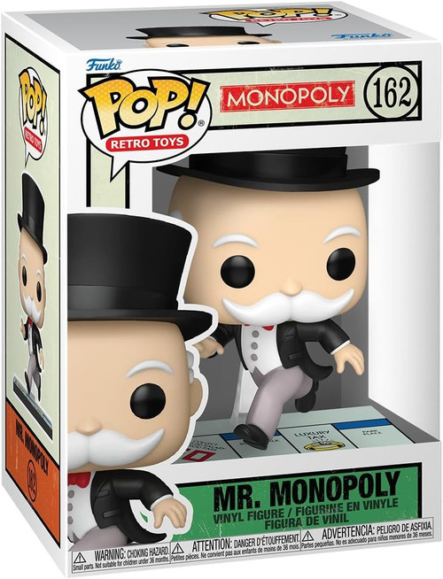 Funko POP! Retro Toys: Monopoly Mr. Monopoly  Pass Go #162