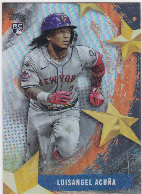 2025 Topps Stars of the MLB #47 Luisangel Acuna RC New York Mets