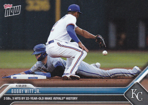 2023 TOPPS NOW #113 BOBBY WITT JR- KANSAS CITY ROYALS