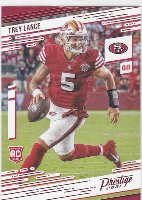 2021 Panini Prestige #204 Trey Lance RC San Francisco 49ers