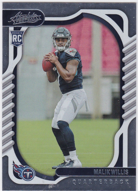 2022 Panini Absolute #103 Malik Willis RC Tennessee Titans