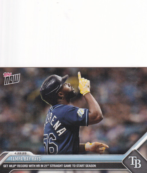 2023 TOPPS NOW #168 TAMPA BAY RAYS