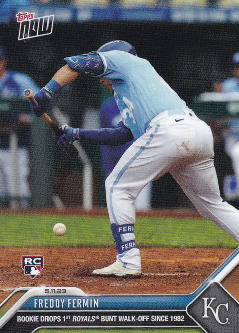 2023 TOPPS NOW #270 FREDDY FERMIN- KANSAS CITY ROYALS