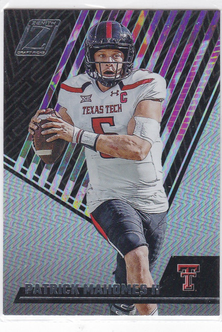 2023 Panini Chronicles Zenith #15 Patrick Mahomes Texas Tech
