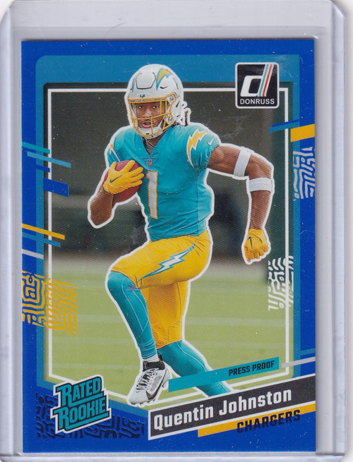 2023 Panini Donruss #353 Quentin Johnston - Los Angeles Chargers