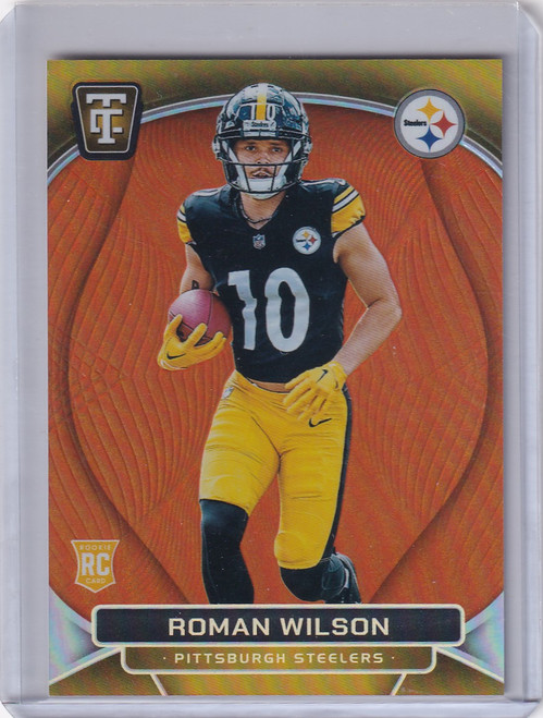 2024 Panini Totally Certified 52/99 #164 Roman Wilson - Pittsburgh Steelers 2024 Panini Totally Certified 52/99 #164 Roman Wilson - Pittsburgh Steelers