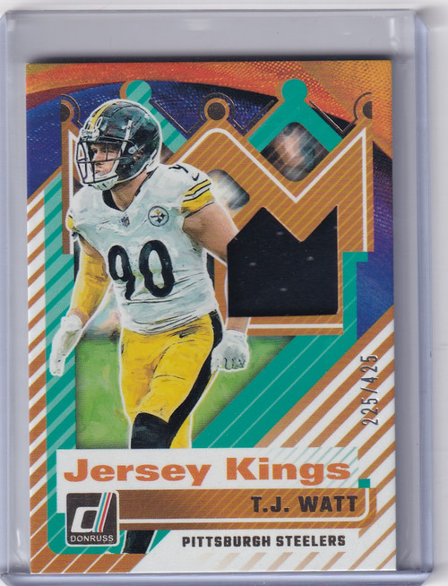 2025 Panini Donruss Jersey King Relic 225/425 TWT JJ Watt - Pittsburgh Steelers 2025 Panini Donruss Jersey King Relic 225/425 TWT JJ Watt - Pittsburgh Steelers