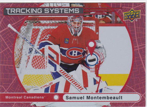 2025-26 Upper Deck #TS-15 Samuel Montembeault Tracking Systems /199 Candaiens