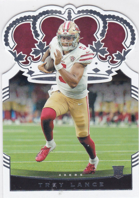 2021 Panini Crown Royale #CR-3 Trey Lance RC San Francisco 49ers